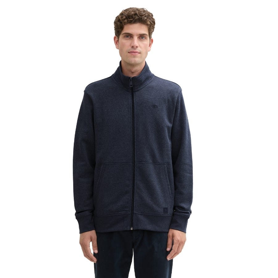 wala Chaquetas Tom tailor Basic Stand-Up Sweat Jacket Sweatshirts