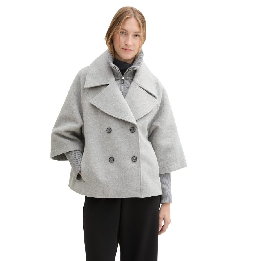wala Chaquetas Tom tailor Padded Cape Jacket Jackets Coats