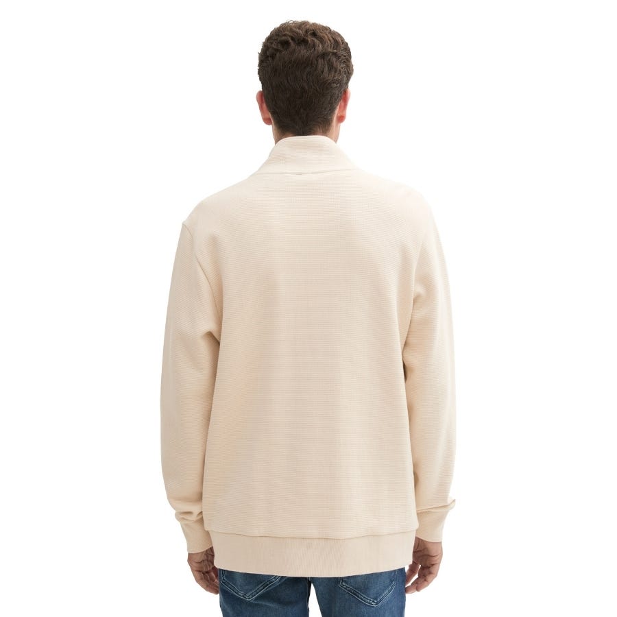 Wala Chaquetas Tom Tailor Structured Stand-Up Jacket Sweatshirts