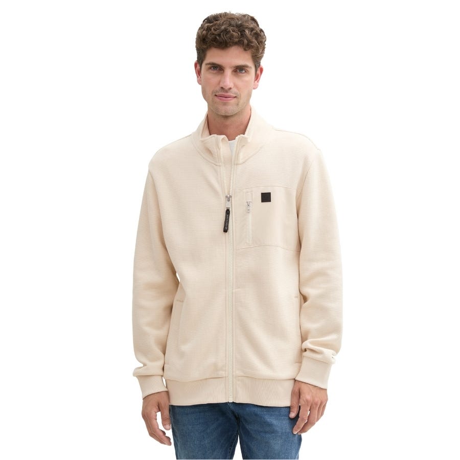 wala Chaquetas Tom tailor Structured Stand-Up Jacket Sweatshirts