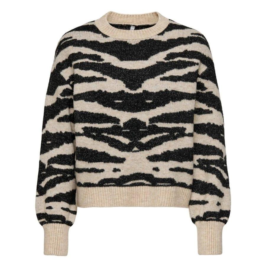 wala Jerseys Only Onlamber Ls Jq O-Neck Glitter Knt