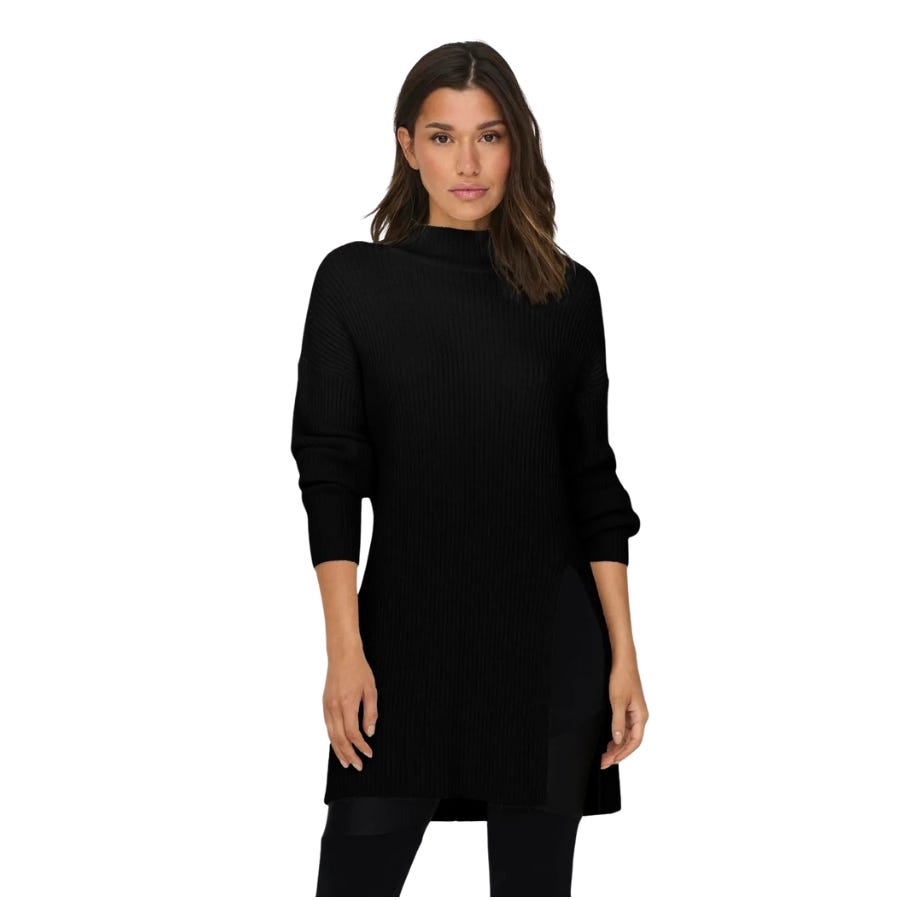 wala Jerseys Only Onlkatia Ls Long Slit Highneck Cc Knt