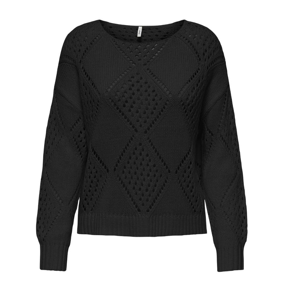 wala Jerseys Only Onlpatricia Ls Structure O-Neck Cc Knt