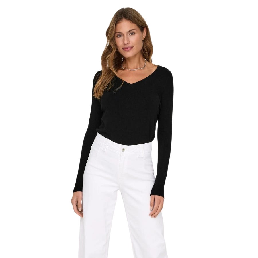 wala Jerseys Only Onlvenice Life Ls Vneck Pullover Nca Knt