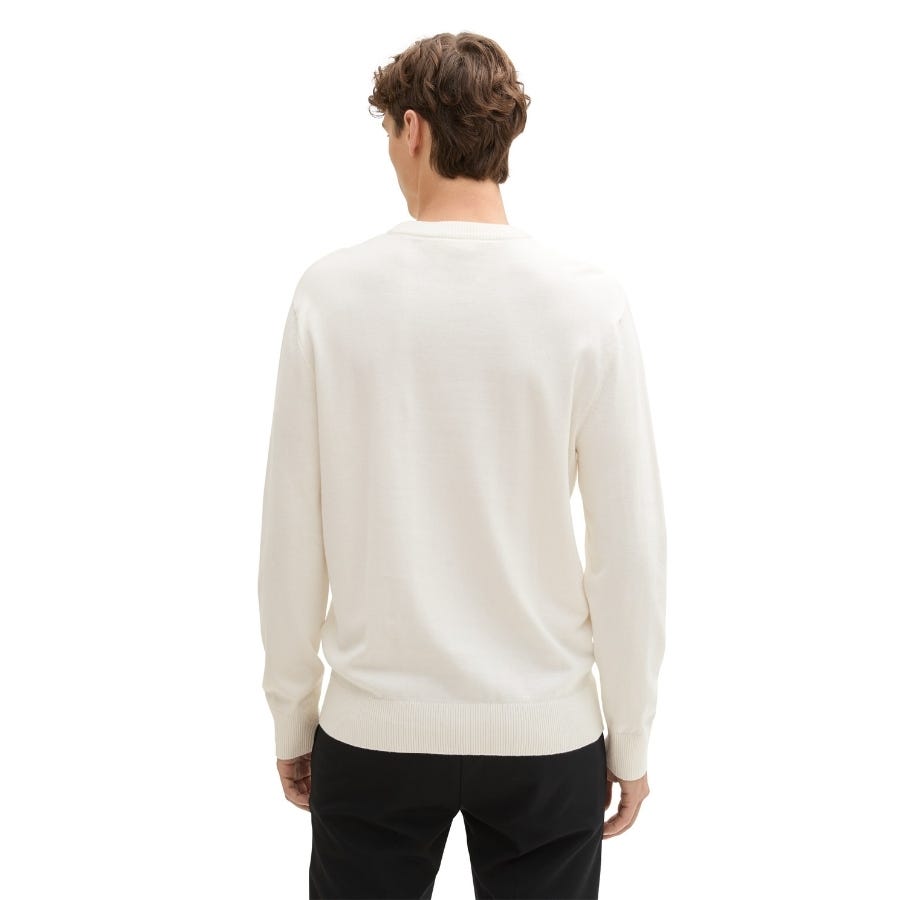 Wala Jerseys Tom Tailor Basic Crewneck Knit Flat Knit Tops