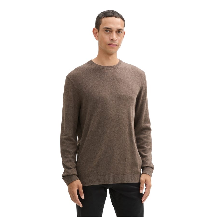 wala Jerseys Tom tailor Cotton Cashmere Crewneck Knit Flat Knit Tops