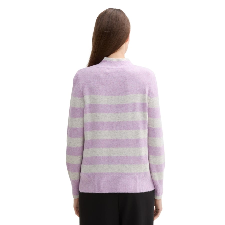 Wala Jerseys Tom Tailor Cozy Stripe Pullover Flat Knit Tops