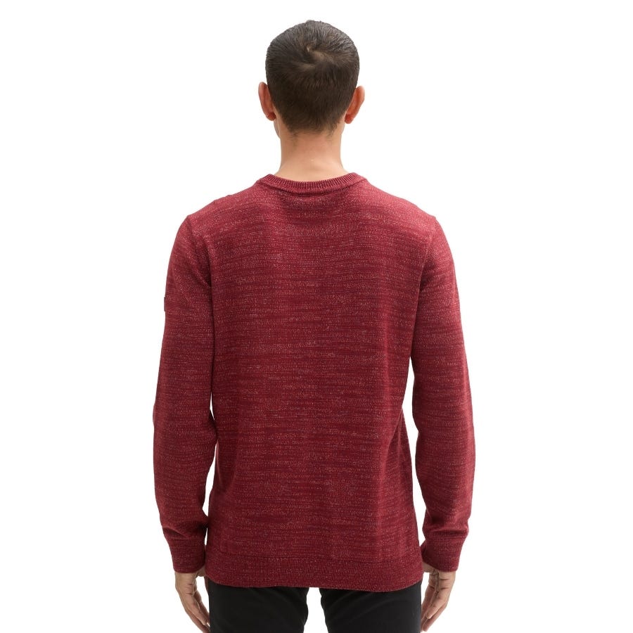 Wala Jerseys Tom Tailor Multicolor Crewneck Knit Flat Knit Tops