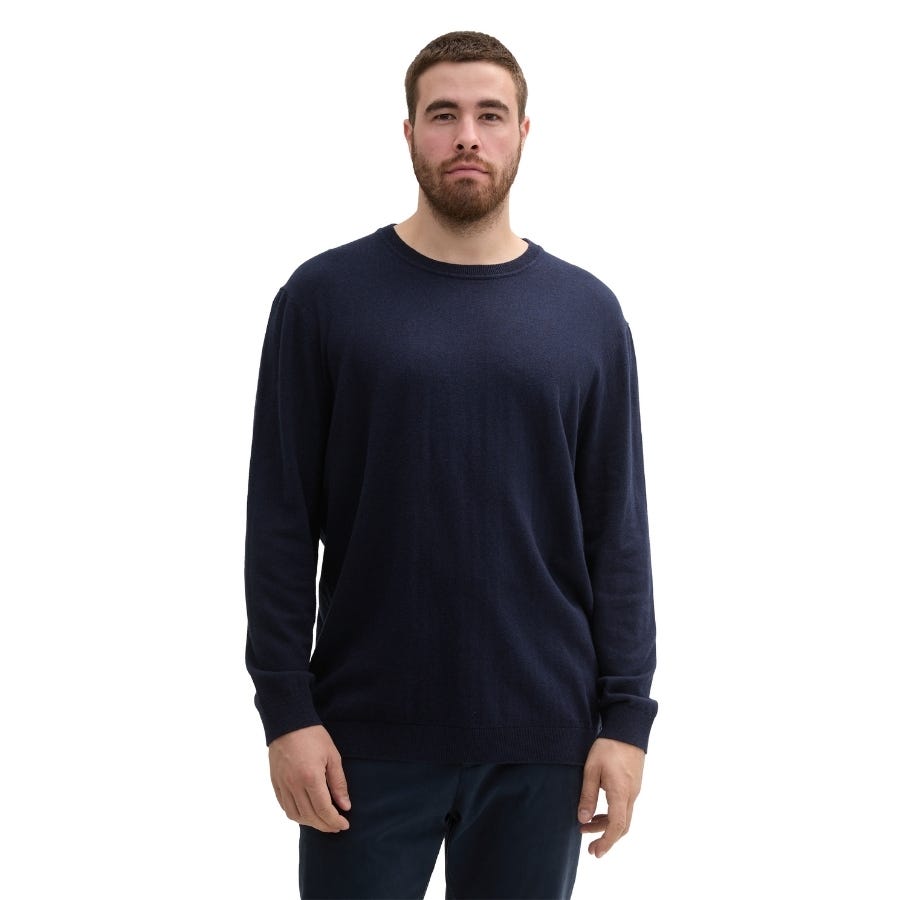 wala Jerseys Tom tailor Plus Cotton Cashmere Knit Flat Knit Tops