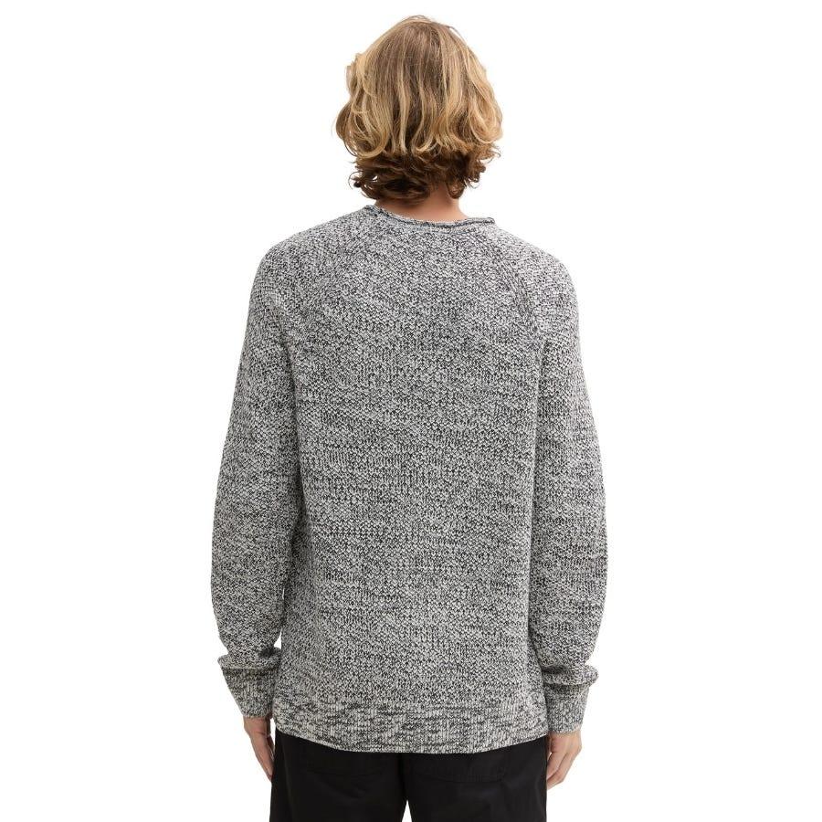 Wala Jerseys Tom Tailor Twotone Crewneck Knit Flat Knit Tops