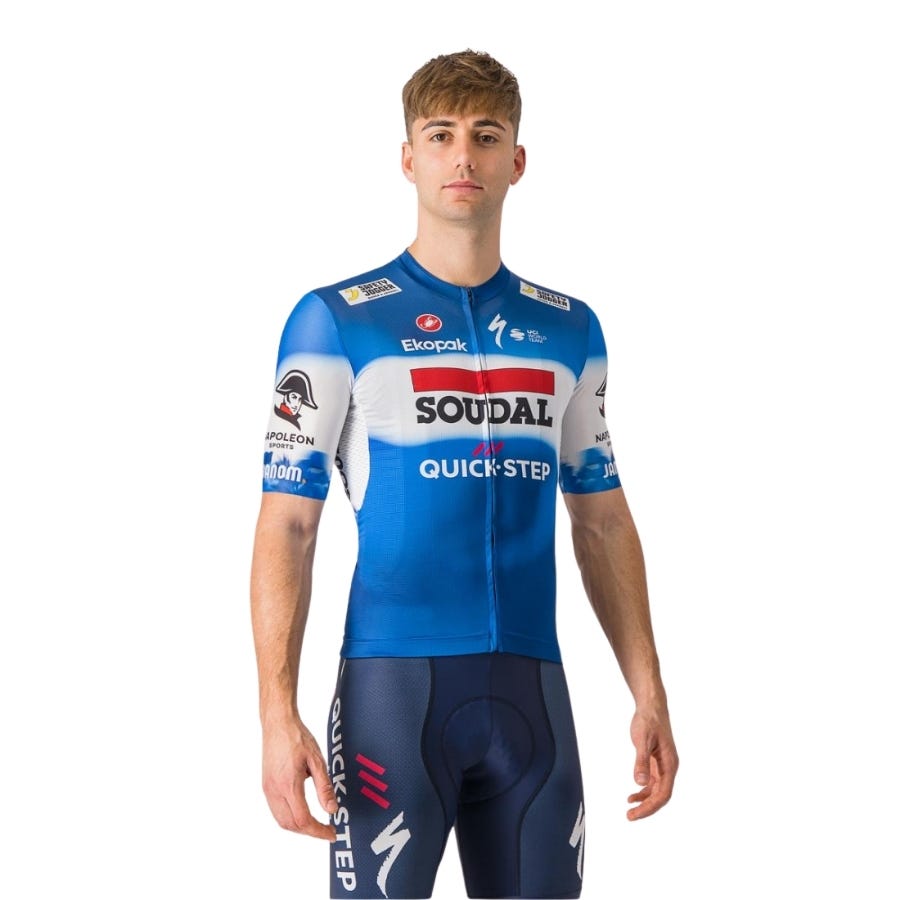 wala Maillots Castelli Maillot Soudal QS Competizione 3 La Vuelta