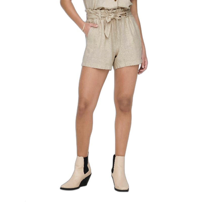 Wala Pantalones Bermudas Jdy Jdysay Mw Linen Shorts Wvn Noos