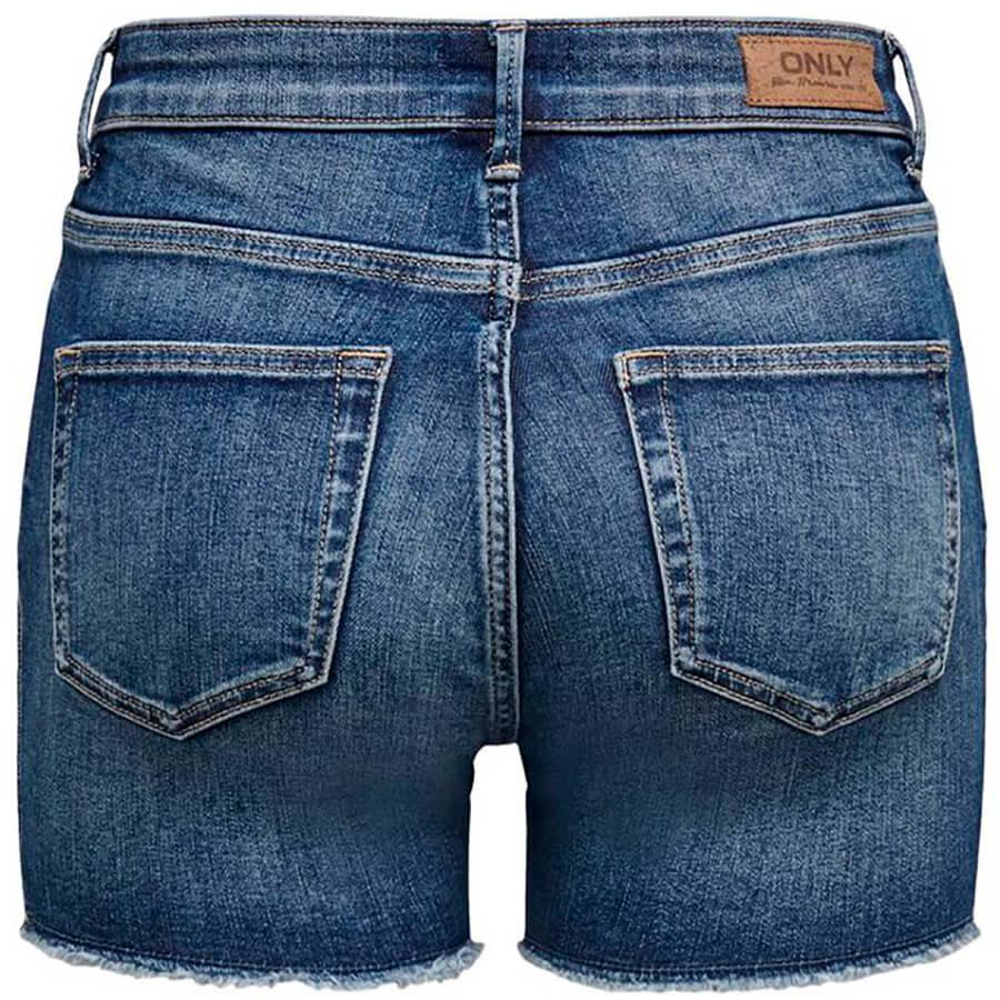 Wala Pantalones Bermudas Only Onlblush Life Mid Sk Raw Shorts Noos