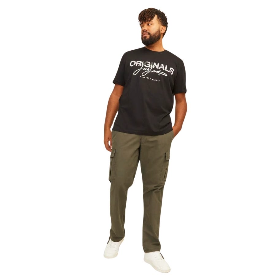 wala Pantalones largos Jack & jones plus Jpstkane Jjbarkley Cargo Pant Noos Pls