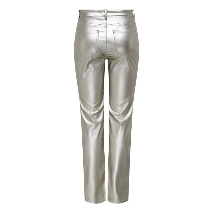 Wala Pantalones Largos Only Onlemily-Elyna Hw Metal Long Straigh Pnt