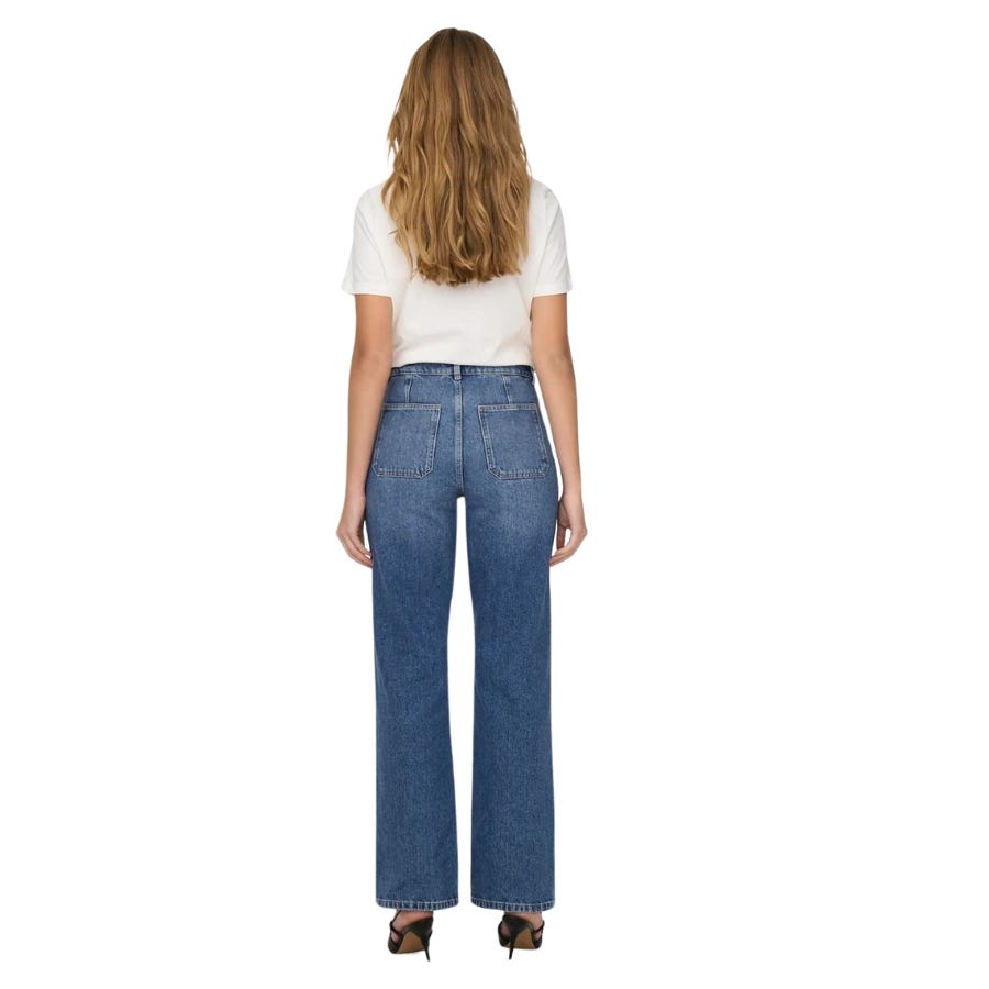 Wala Pantalones Tejanos Jdy Jdymaya High Waist Wide Jeans Dnm Noos