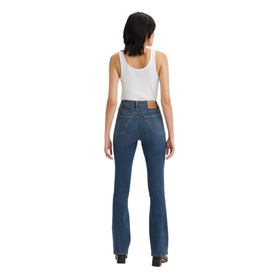 Wala Pantalones Tejanos Levis 725 High Rise Bootcut Tore It