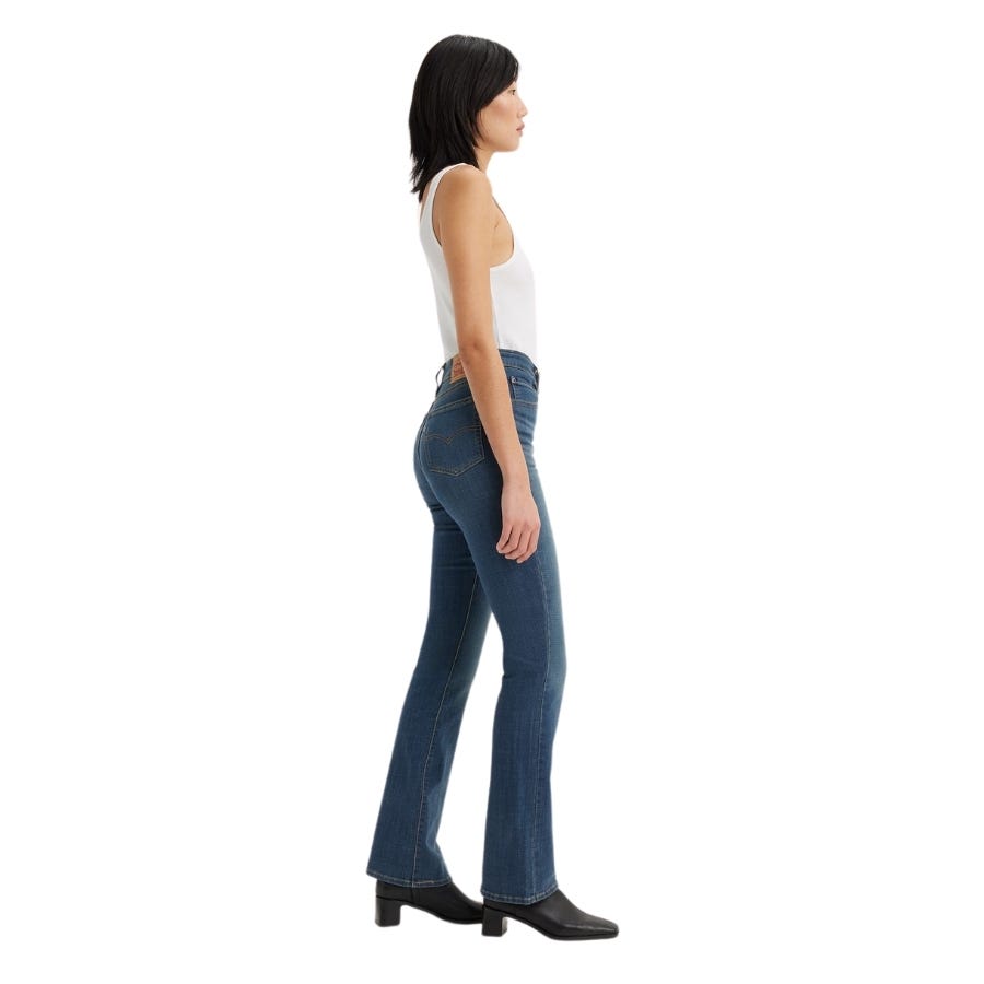 Wala Pantalones Tejanos Levis 725 High Rise Bootcut Tore It