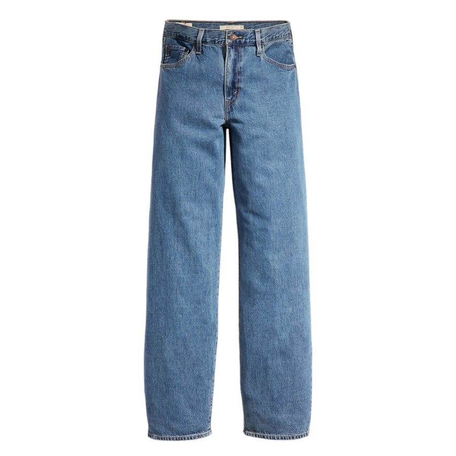 wala Pantalones tejanos Levis Baggy Dad Med Indigo - Flat Finish
