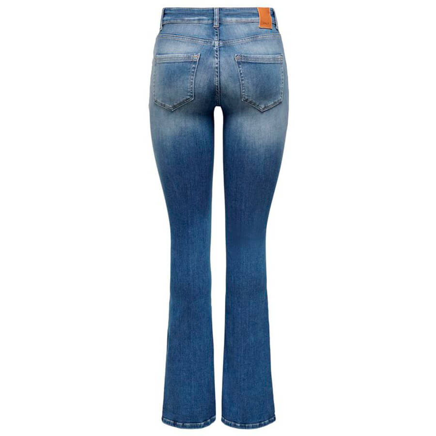 Wala Pantalones Tejanos Only Onlblush Life Mid Flared Bb Rea1319 Noos