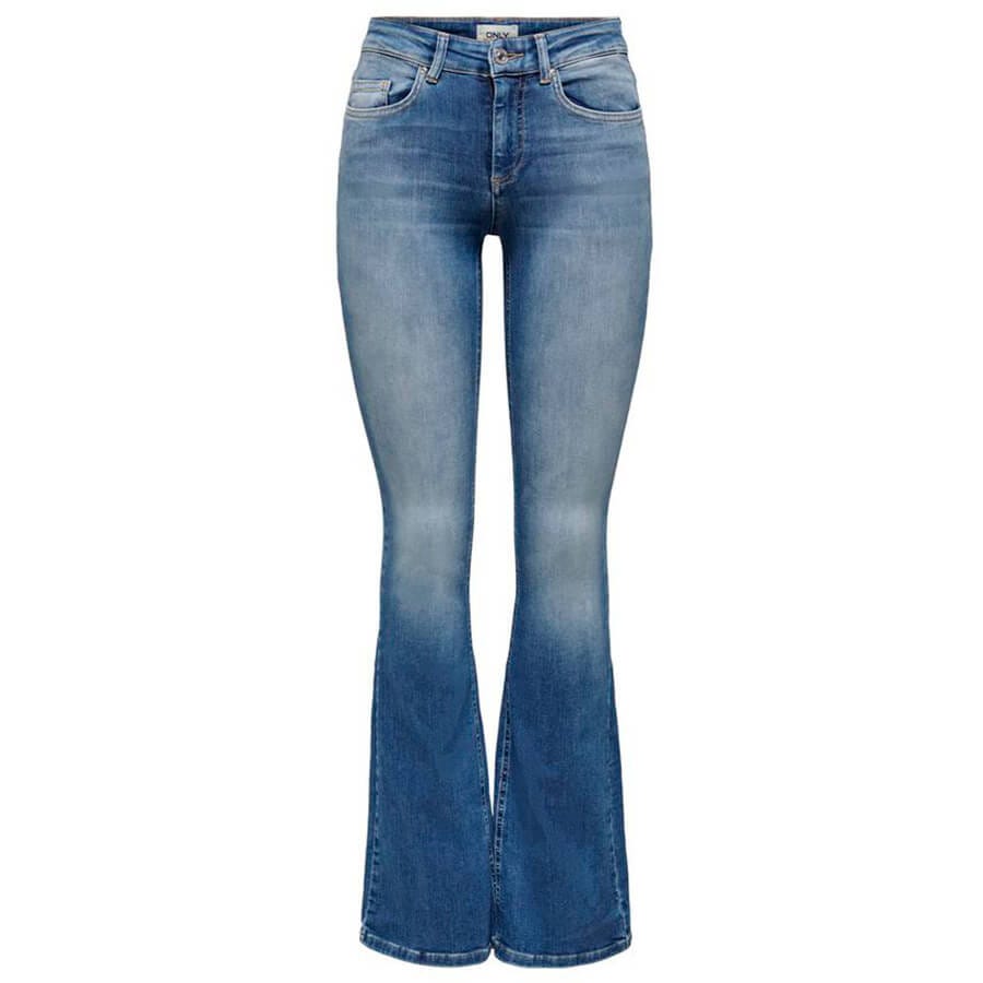 wala Pantalones tejanos Only Onlblush Life Mid Flared Bb Rea1319 Noos