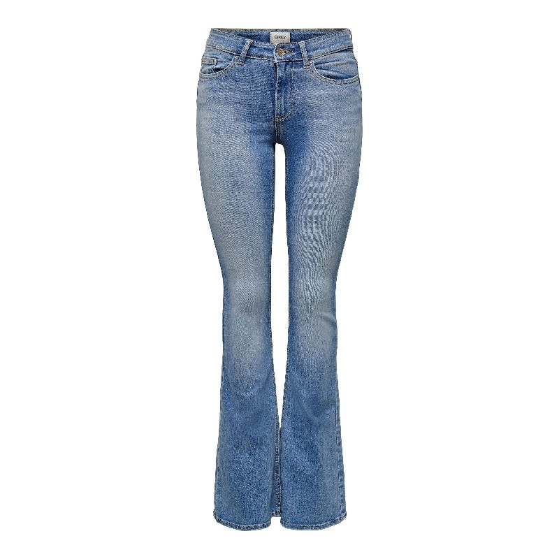 wala Pantalones tejanos Only Onlblush Life Mid Flared Dnm Tai467 Noos