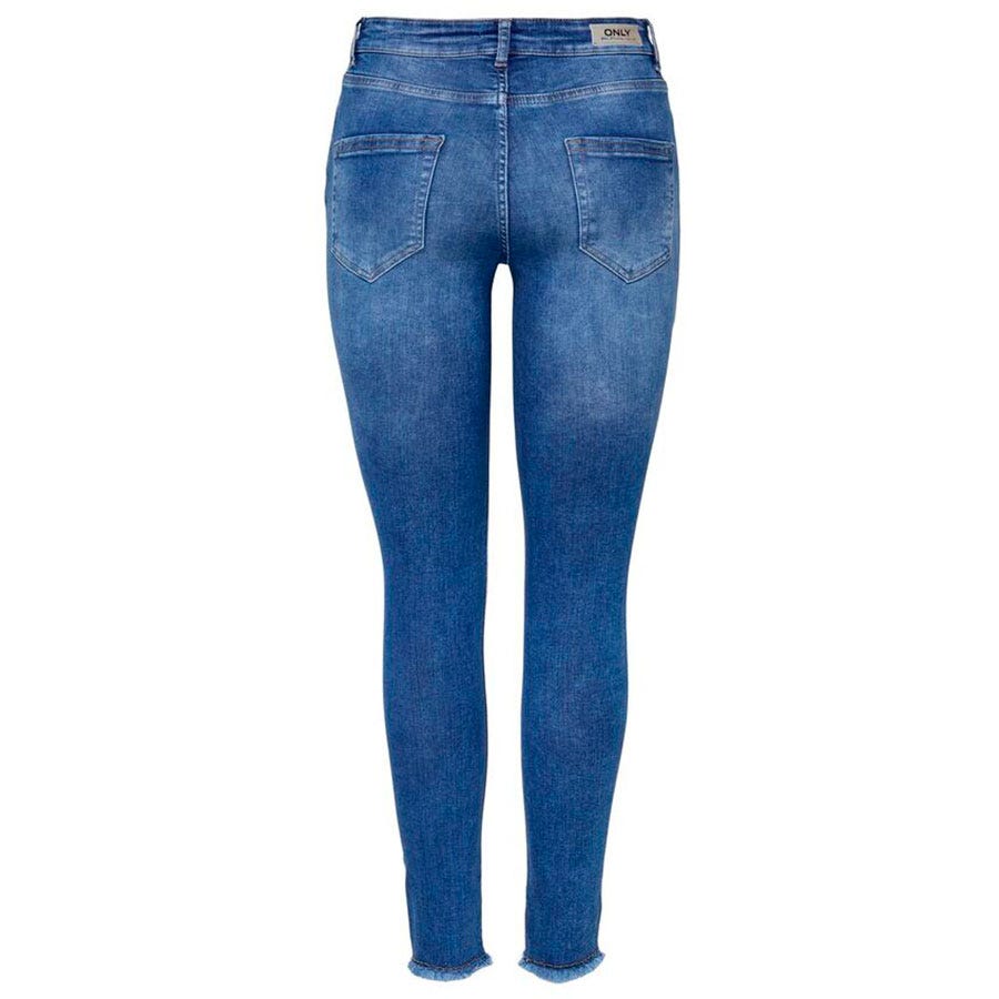 Wala Pantalones Tejanos Only Onlblush Mid Sk Ank Raw Rea12187 Noos