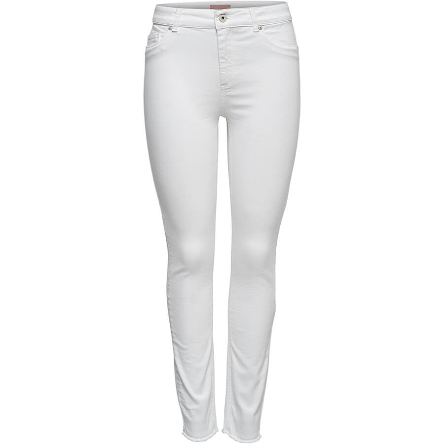 wala Pantalones tejanos Only Onlblush Mid Sk Ank Raw Rea0730Noos