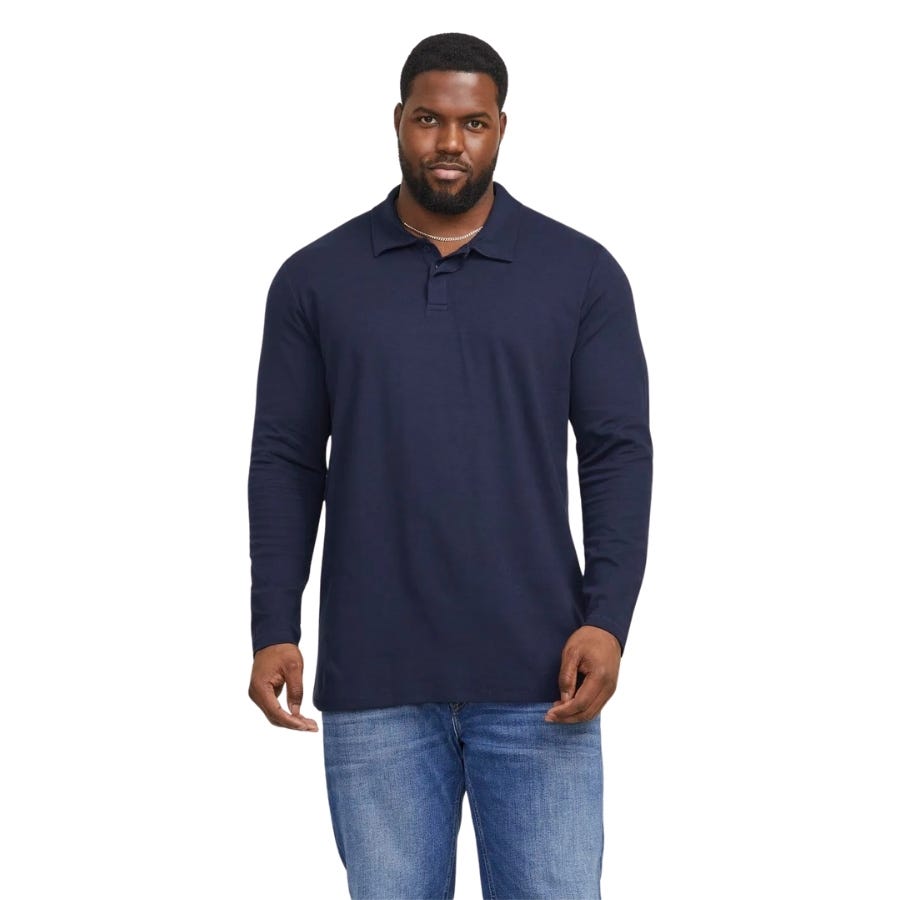 wala Polos Jack & jones plus Jprblachad Ls Polo Sn Pls