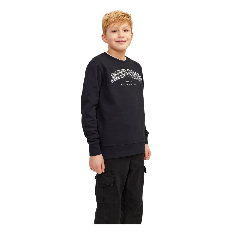 Wala Sudaderas Jack & Jones Jjecaleb Varsity Sweat Crew Neck Sn Jnr