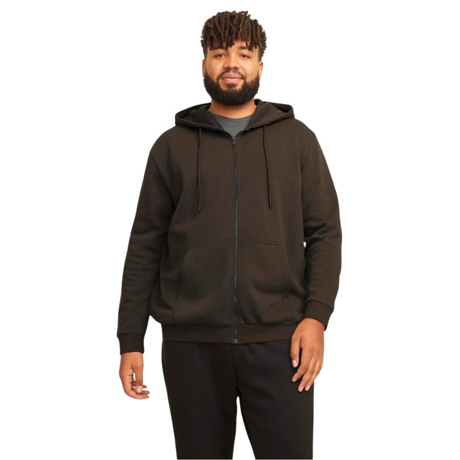 wala Sudaderas Jack & jones plus Jjebradley Sweat Zip Hood Noos Pls
