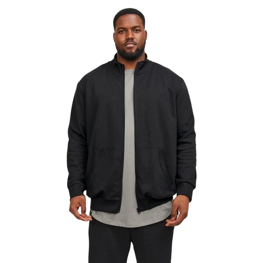 Wala Sudaderas Jack & Jones Plus Jjepaulos Sweat Zip Noos Pls