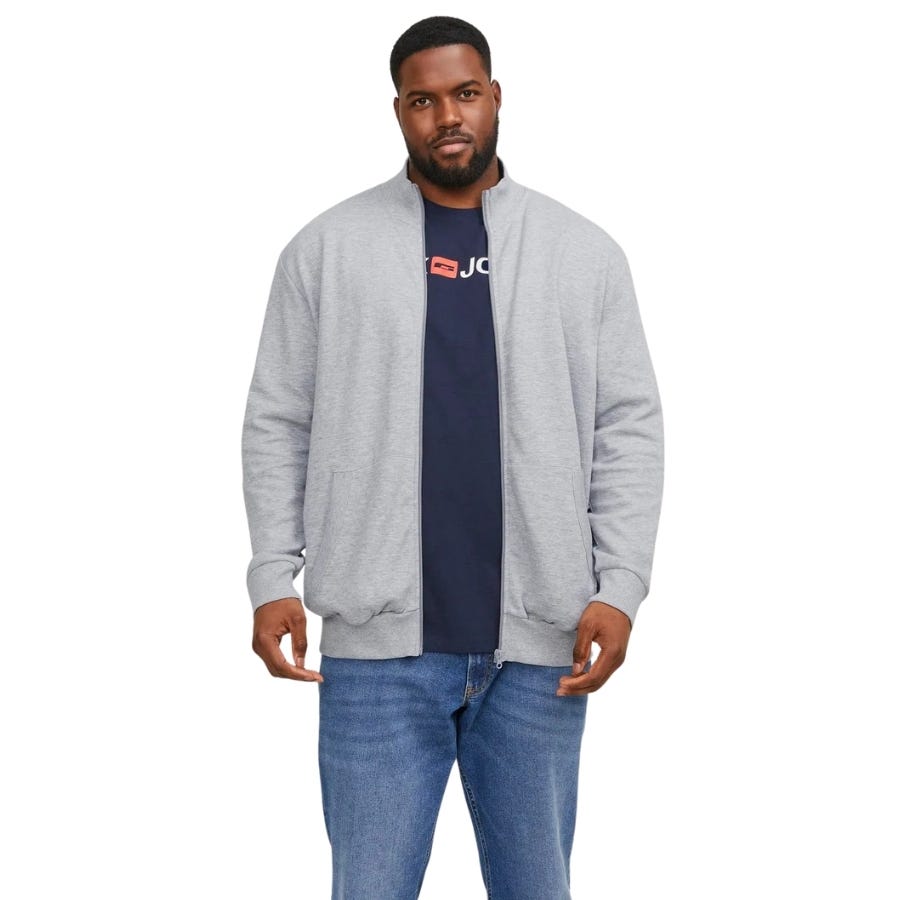 Wala Sudaderas Jack & Jones Plus Jjepaulos Sweat Zip Noos Pls