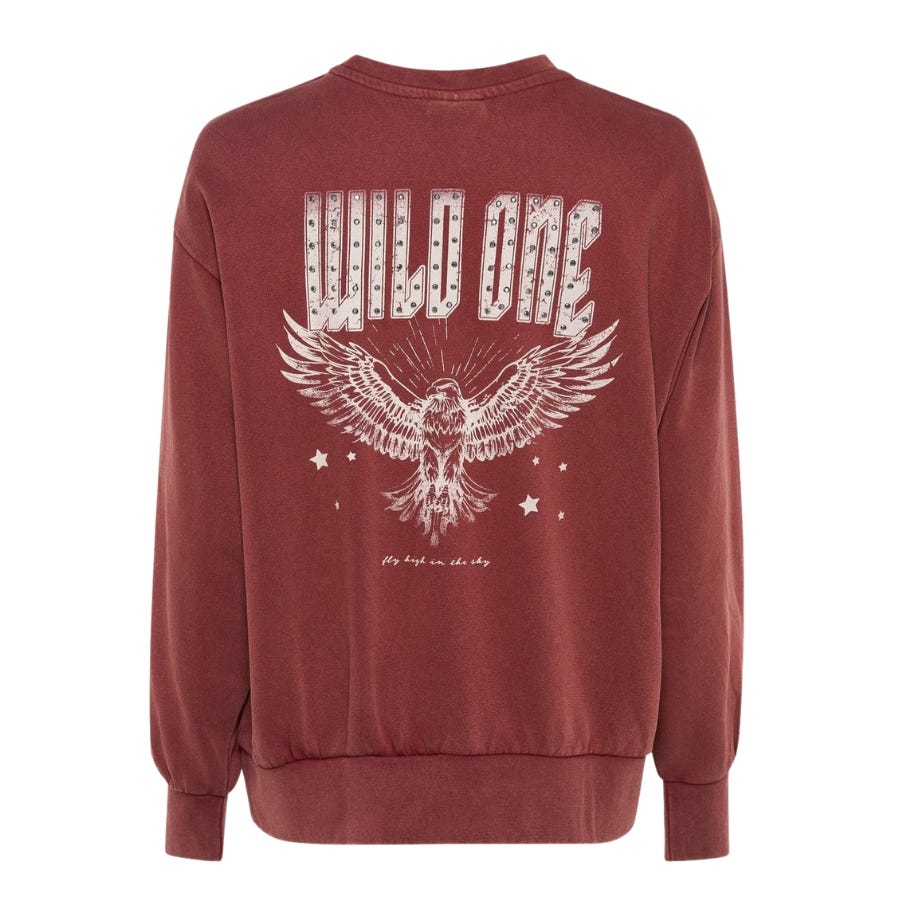 Wala Sudaderas Only Onllucinda L S Wild O-Neck Box Swt