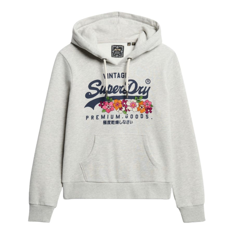 Wala Sudaderas Superdry Vintage VL Prem G Floral Hood