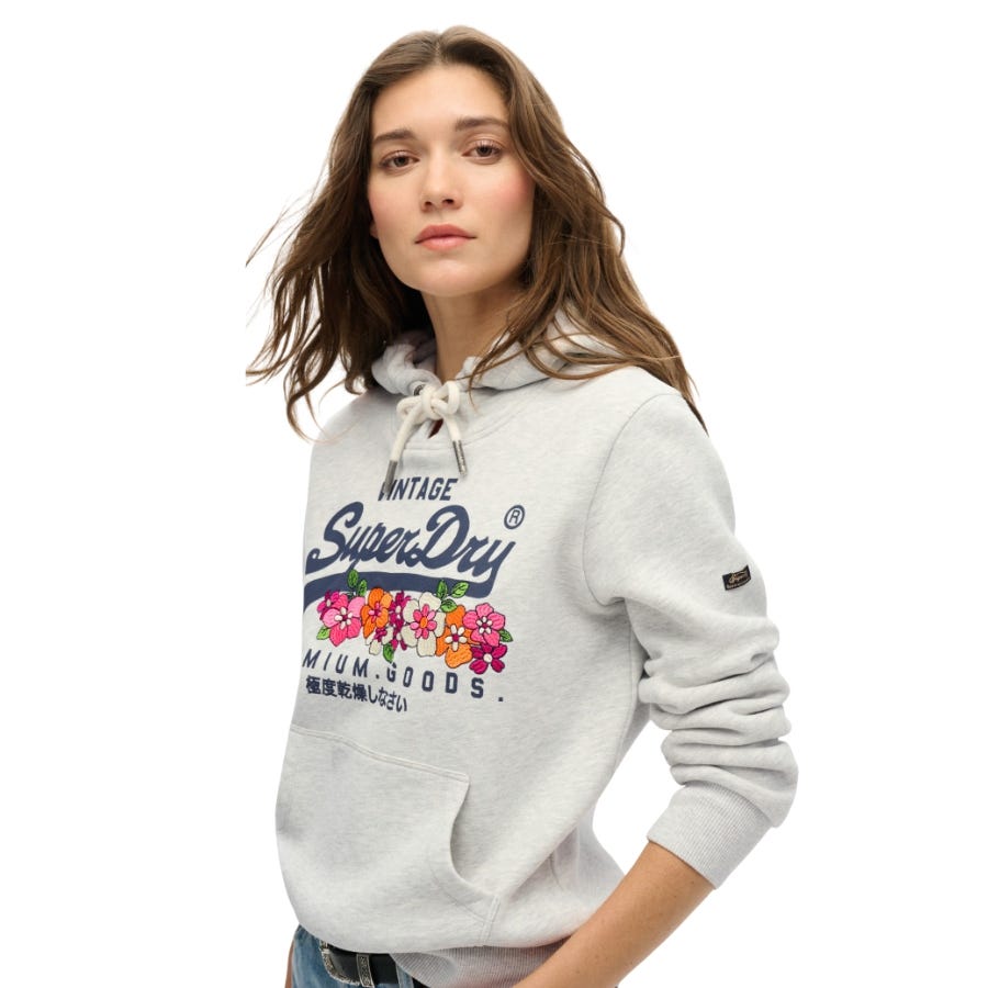 wala Sudaderas Superdry Vintage VL Prem G Floral Hood