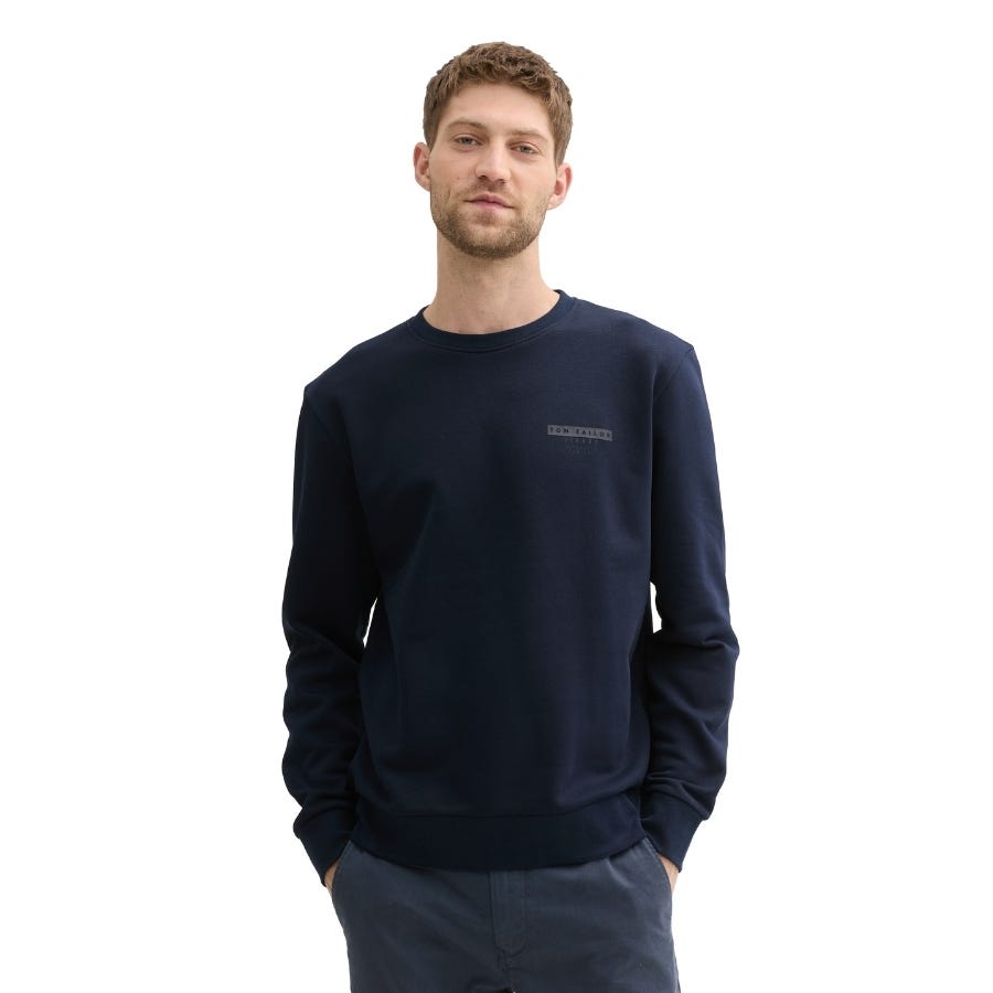 wala Sudaderas Tom tailor Basic Crewneck Sweater Sweatshirts