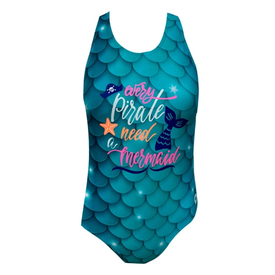 wala Bañadores Ras Girl Pirate Race Back Swimsuit