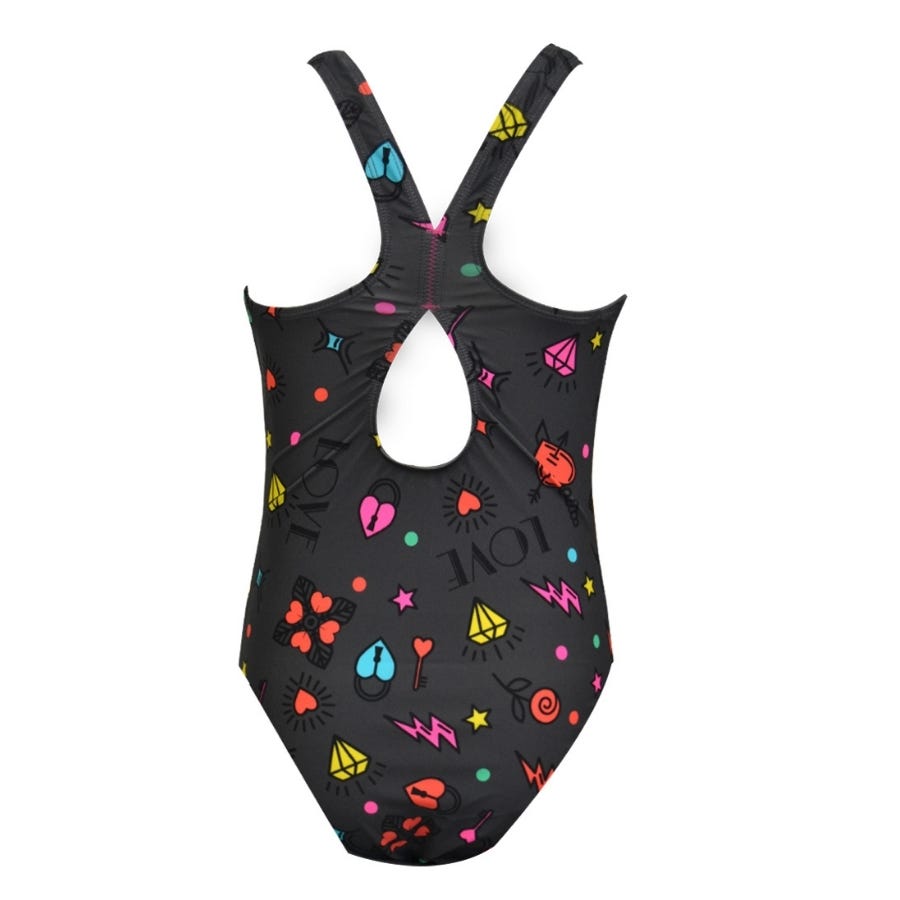 Wala Bañadores Ras Love Casual Back Girl Swimsuit
