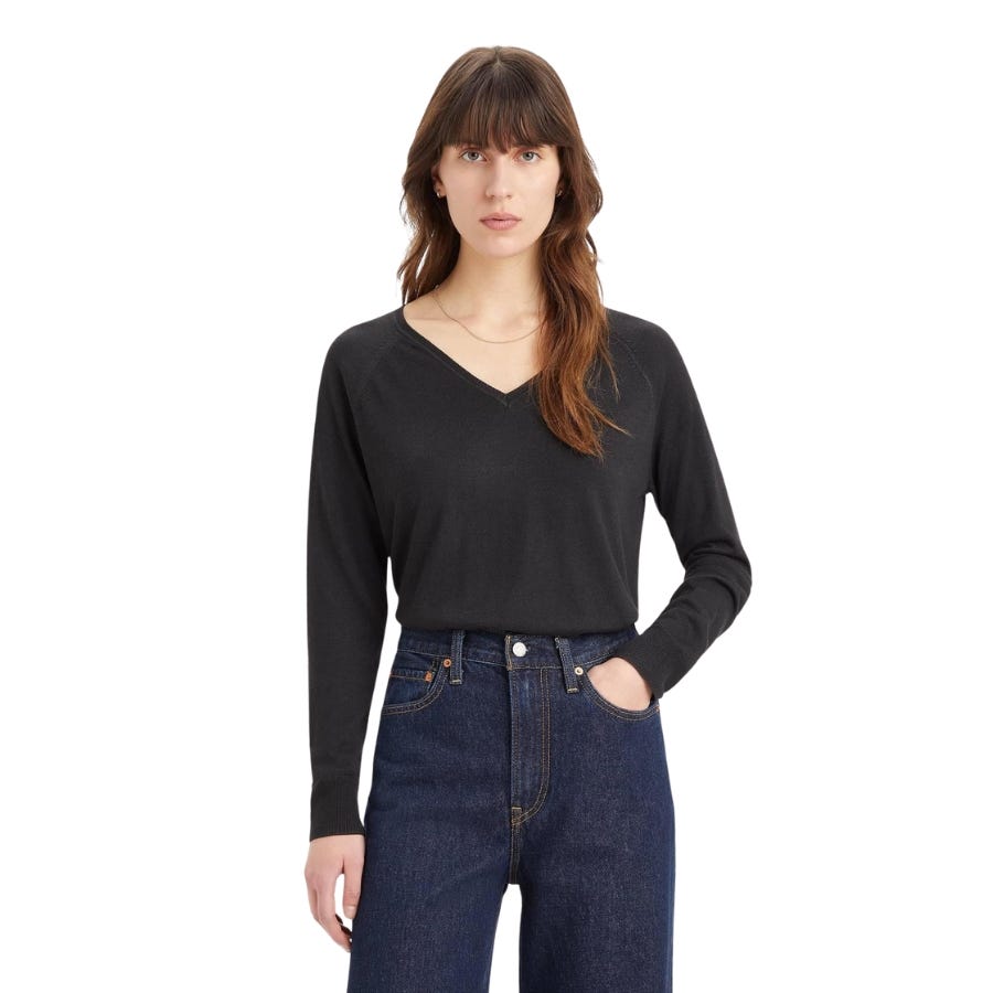 wala Jerseys Levis Petal Vneck Sweater