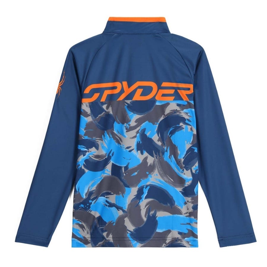 Wala Jerseys Spyder Boys Camo 1 2 Zip
