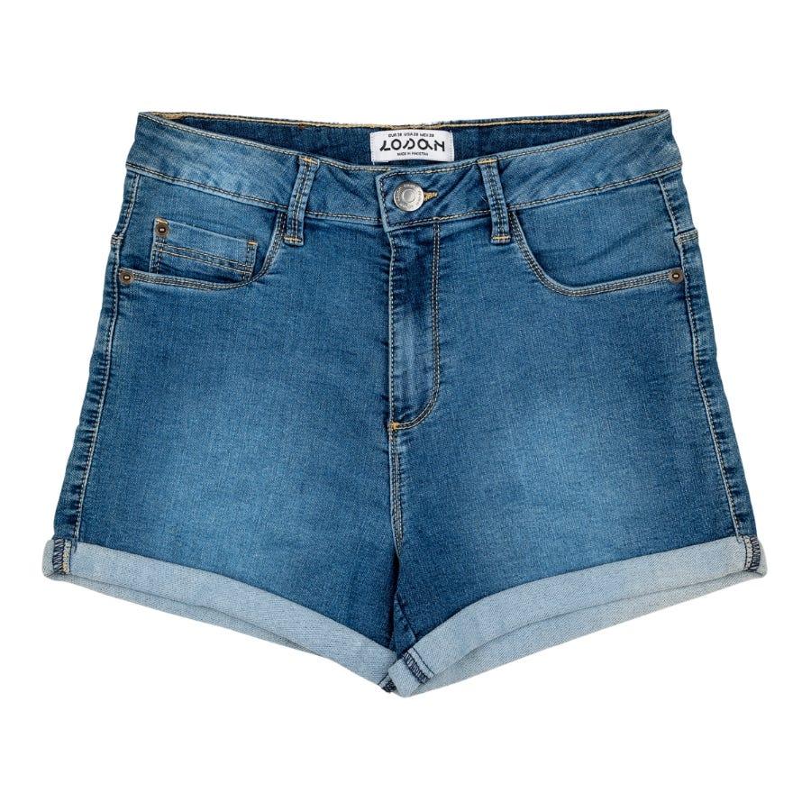 wala Pantalones bermudas Losan Short Denim Fleece