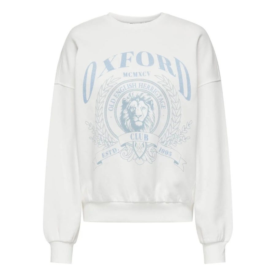 wala Sudaderas Only Onlevelyn L S Lion O-Neck Swt