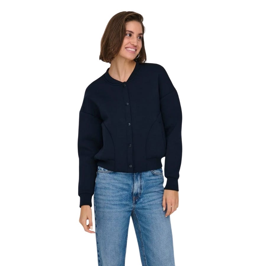 wala Sudaderas Only Onlnaomi L S Bomber Box Swt