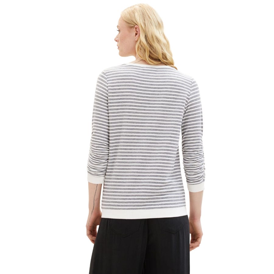 Wala Sudaderas Tom Tailor Striped Jacquard