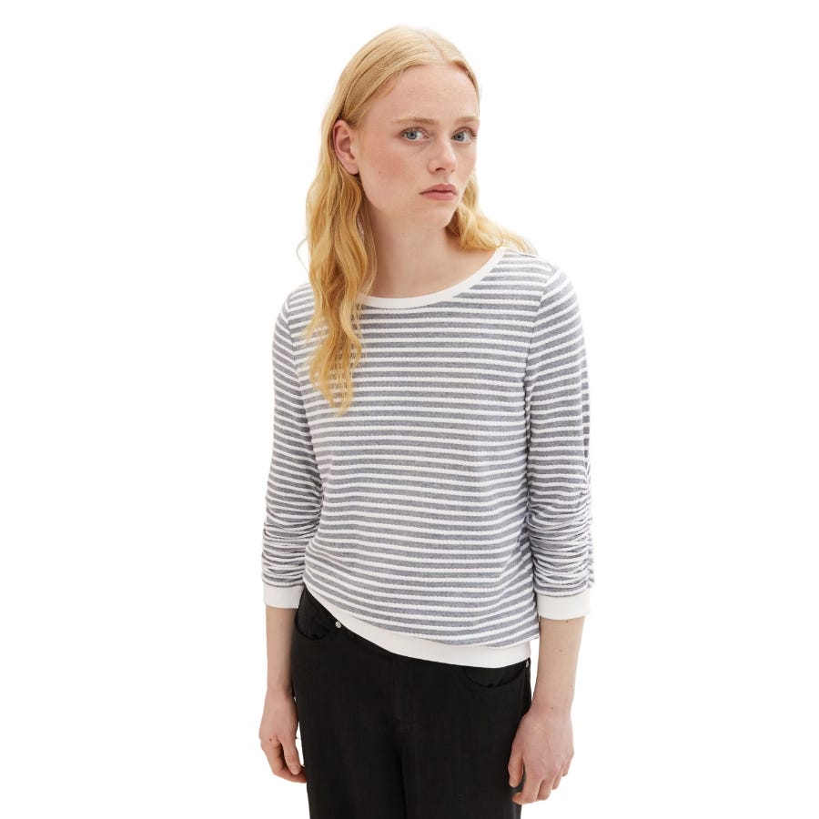 wala Sudaderas Tom tailor Striped Jacquard