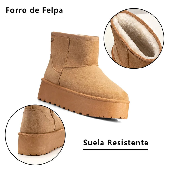 Weide BOTAS DE NIEVE MUJER CAMEL WEIDE LT122