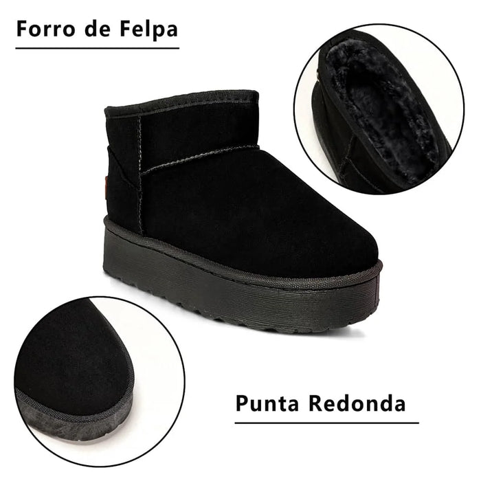 Weide BOTAS DE NIEVE MUJER NEGRO LT123