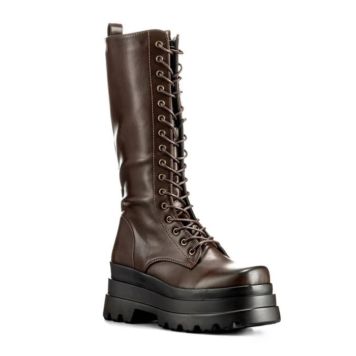 Weide BOTAS PLATAFORMA MUJER MARRON WEIDE CZY579