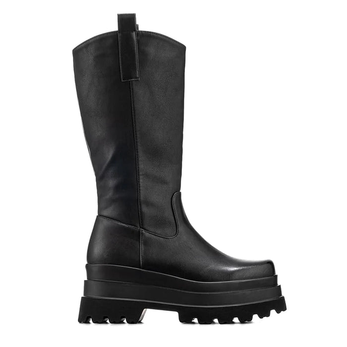weide BOTAS PLATAFORMA MUJER NEGRO WEIDE CZY580